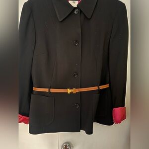 Authentic Beautiful pink silk lining Dolce and Gabbanna blazer size M women